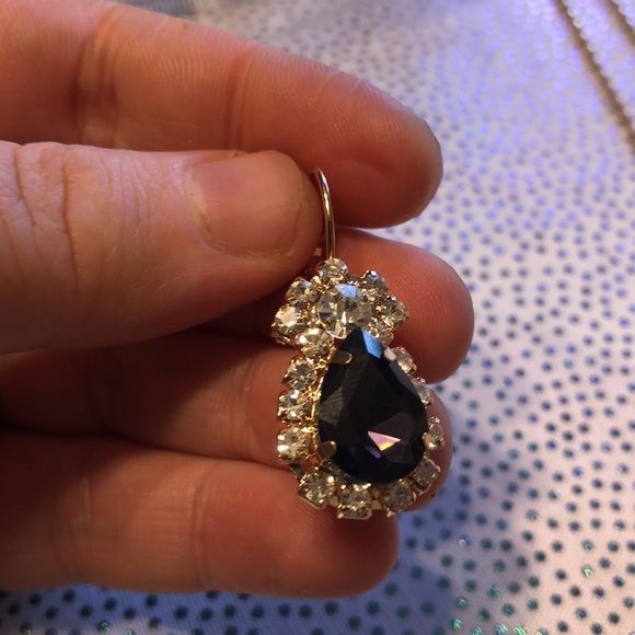 4pcs/set Water Drop Design Necklace, Earrings, Ring & Bracelet Jewelry Set - Picture 13 of 17